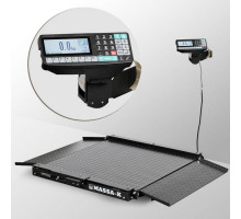 Весы платформенные с пандусом с печатью этикеток Масса-К 4D-LA-15/12-1000_RP