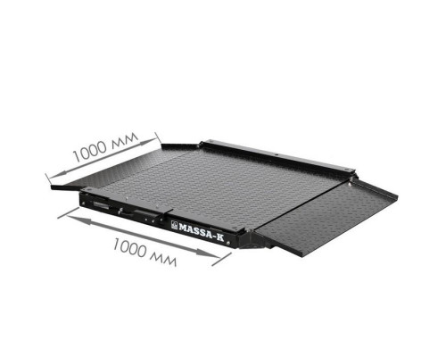Весы платформенные с пандусом с печатью этикеток Масса-К 4D-LA-10/10-1500_RP