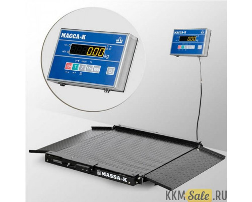 Весы платформенные с пандусом Масса-К 4D-LA-10/10-1500-AB