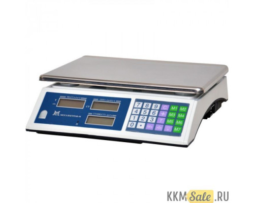 Весы торговые МЕХЭЛЕКТРОН-М ВР4900-15-2Д-АБ 02 (LCD)