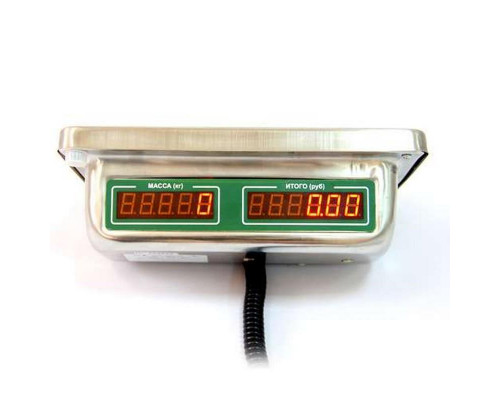 Весы напольные торговые МИДЛ МП 60 МЖА Ф-3 (10/20; 450х600; нерж.) "Красная армия" авто