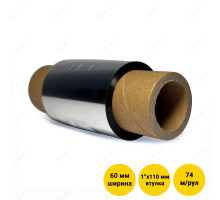 Риббон (красящая лента) 60 мм х 74 м, втулка 1" x 110 мм, WAX (OUT)