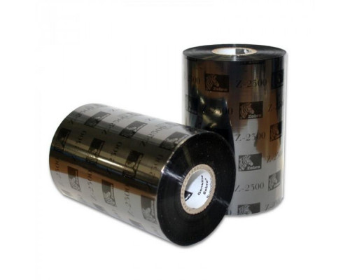Риббон (красящая лента) 110мм х 74 м, втулка 1/2", WAX (OUT), ZEBRA 2300